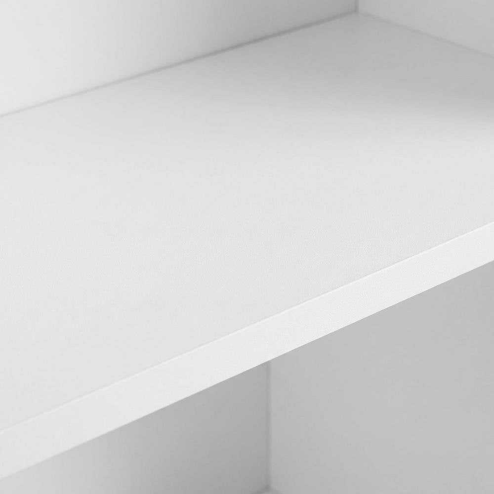 7-Cube Irregular Bookcase with Storage Organizer and Modern Design