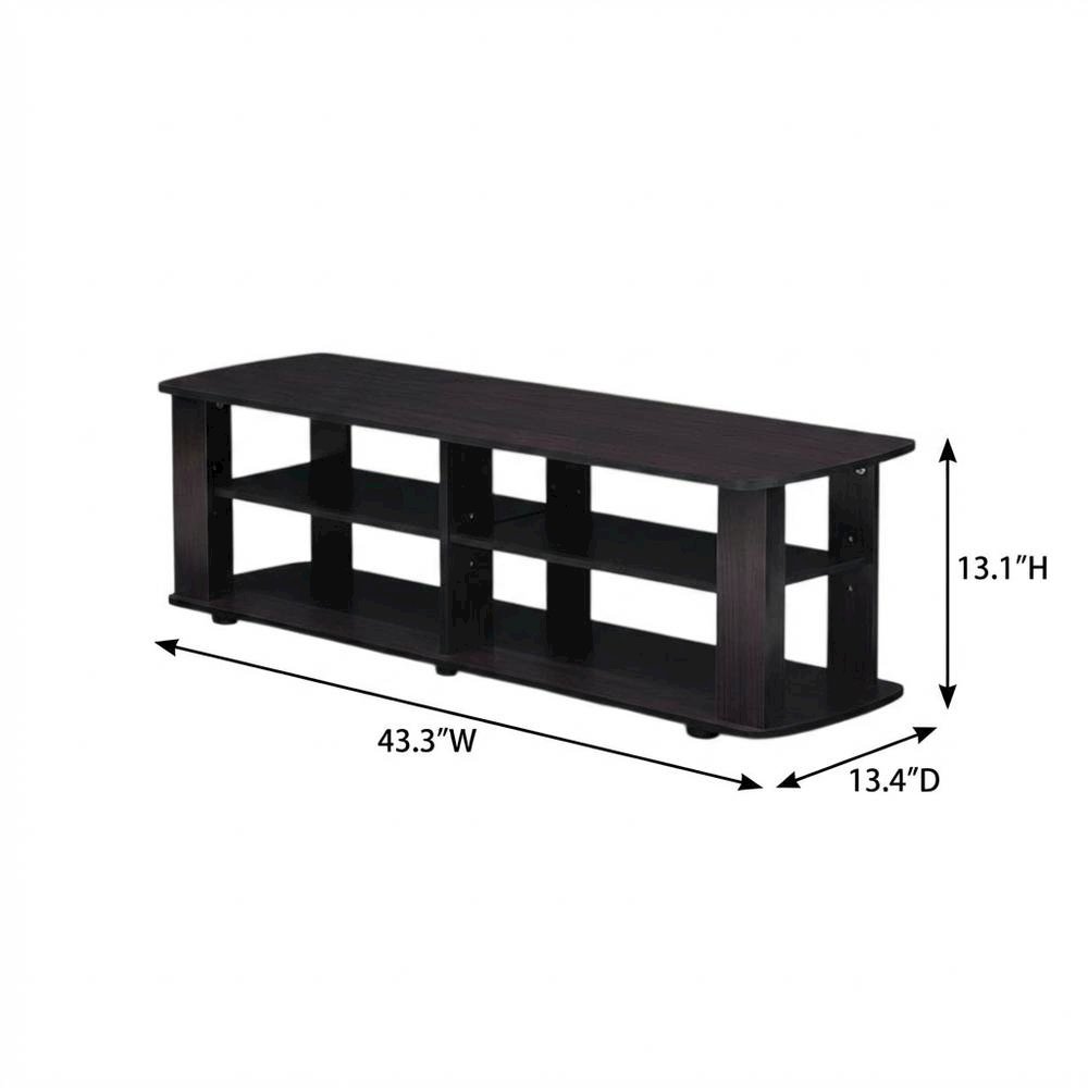 Engineered Wood TV Stand with Spacious Storage and Sleek Design