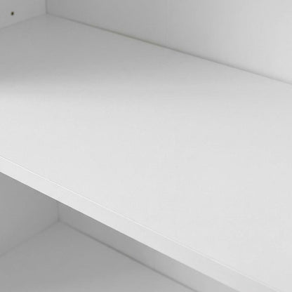 3-Shelf Bookcase with Engineered Wood Construction for Living Room and Office