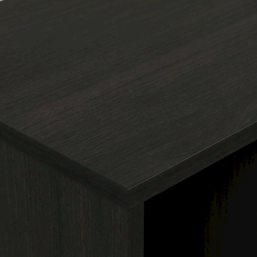 Irregular 3-Cube Bookcase with Espresso Finish, Storage Organizer, Modern Design