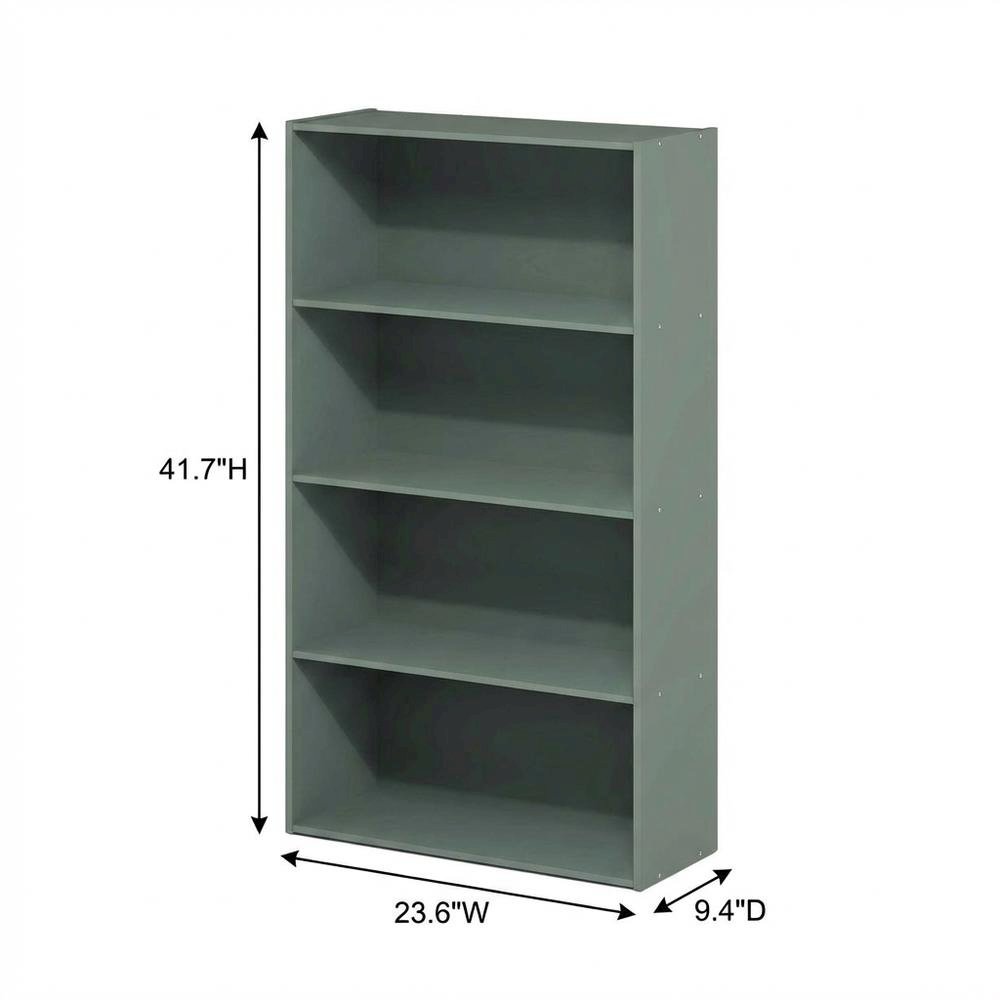 Engineered Wood Bookcase with Engineered Wood Finish for Home Office Storage