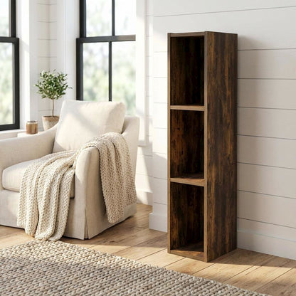 Engineered Wood bookcase in finish with adjustable shelves for versatile storage