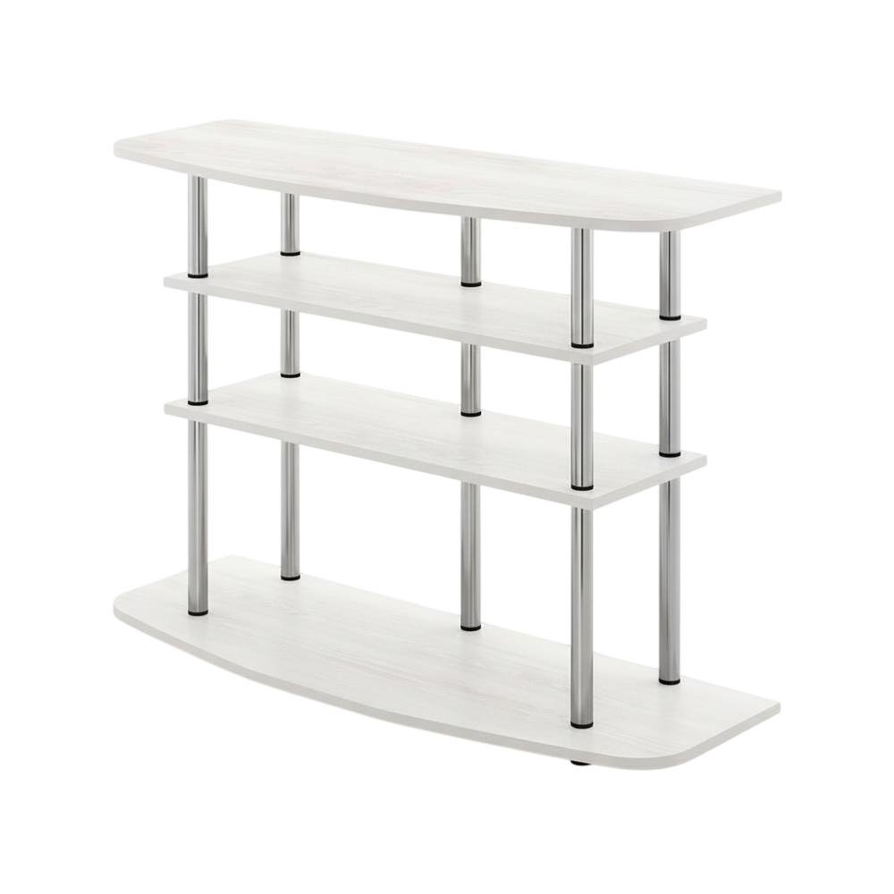 4-Tier TV Stand with Engineered Wood Store Display for up to 46-inch Screens