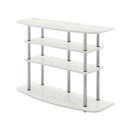 4-Tier TV Stand with Engineered Wood Store Display for up to 46-inch Screens