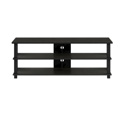 Engineered Wood 3-Tier TV Stand, TVs up to 50 inches, Espresso/Black finish