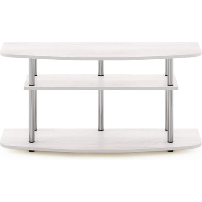Engineered Wood 50 Inch TV Stand with 3-Tier Shelves, Modern TV Console