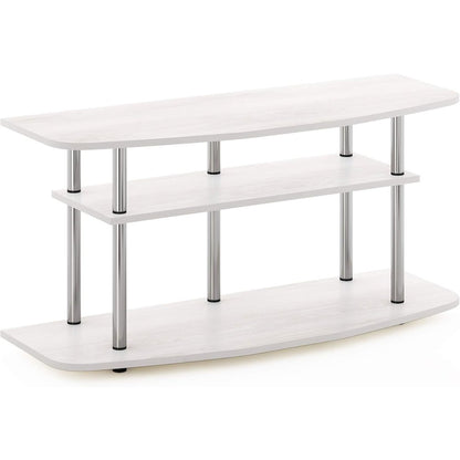 Engineered Wood 50 Inch TV Stand with 3-Tier Shelves, Modern TV Console