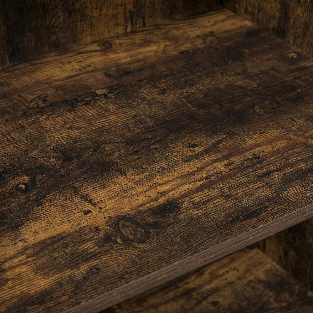 Engineered Wood bookcase with simple design and sturdy structure