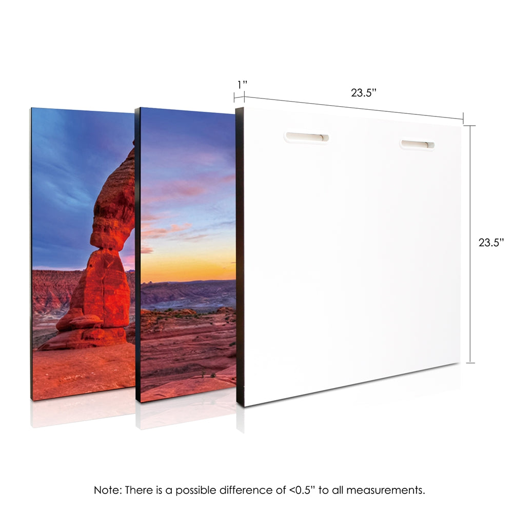 SENIK Declicate Arch 3-Panel MDF Framed Photography Triptych Print, 72 x 24-in