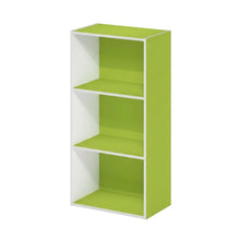 3-Tier Open Shelf Bookcase with Engineered Wood Construction