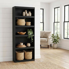 5-Tier Shelf Bookcase with Ample Storage and Sturdy Engineered Wood Construction