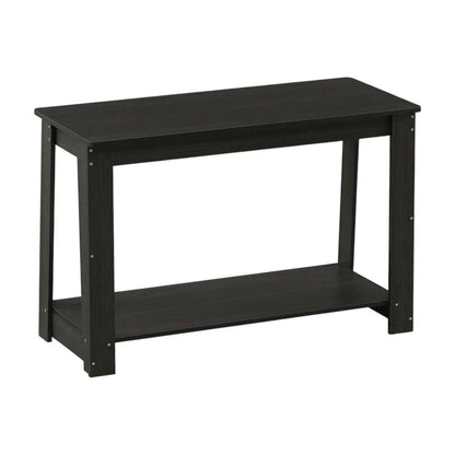 Engineered Wood espresso TV stand with modern design for living room storage