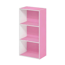 3-Tier Open Shelf Bookcase with Engineered Wood Material for Easy Storage