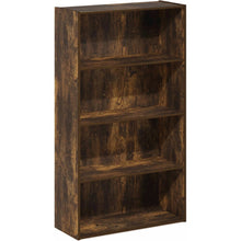 Engineered Wood Book Shelf with Four Tiers of Engineered Wood Shelves