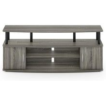 50 Inch TV Stand,Three Open Shelves and Two-Door Storage Modern TV Console