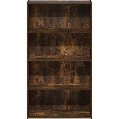 Engineered Wood Book Shelf with Four Tiers of Engineered Wood Shelves