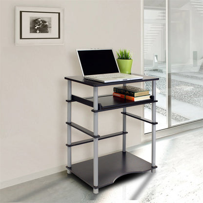 Home Laptop Notebook Computer Desk, Black/Grey