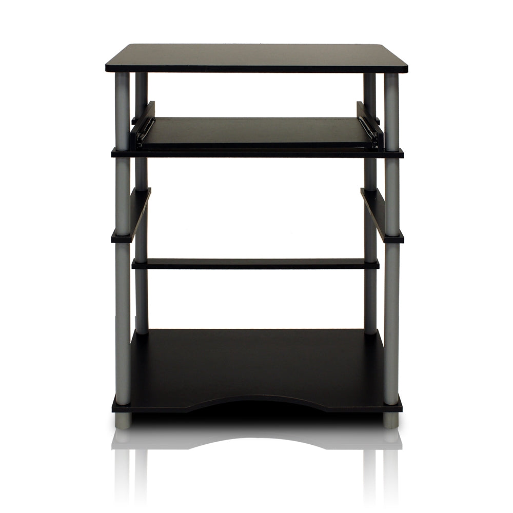 Home Laptop Notebook Computer Desk, Black/Grey