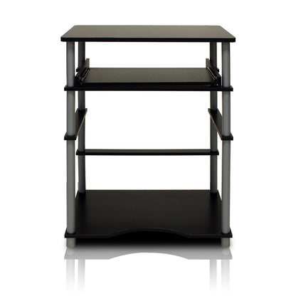 Home Laptop Notebook Computer Desk, Black/Grey