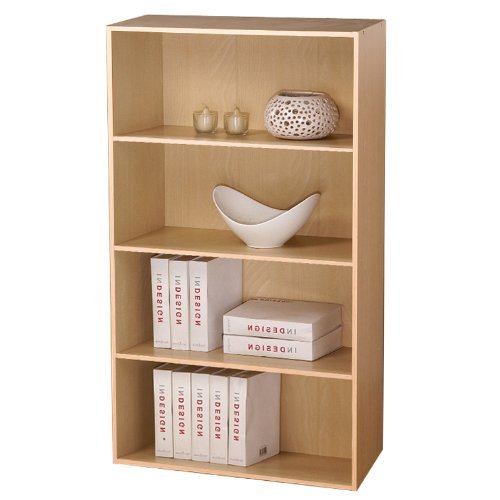 Pasir 4 Tier Open Shelf, Steam Beech