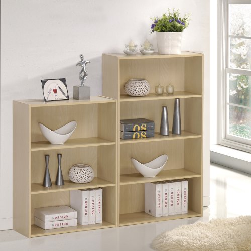 Pasir 4 Tier Open Shelf, Steam Beech