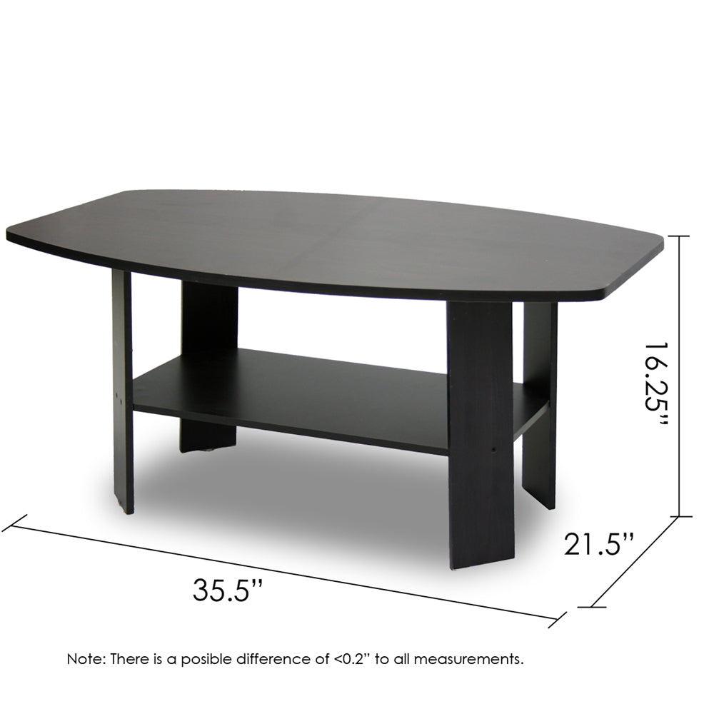 Simple Design Coffee Table, Espresso