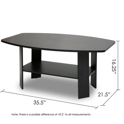 Simple Design Coffee Table, Espresso