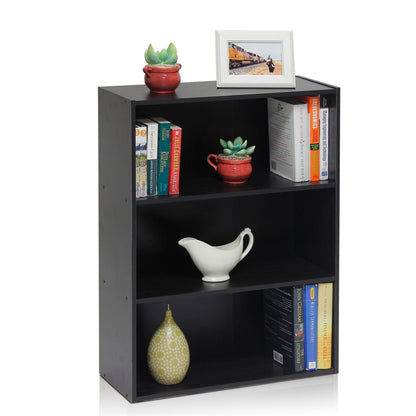 Pasir 3 Tier Open Shelf, Espresso