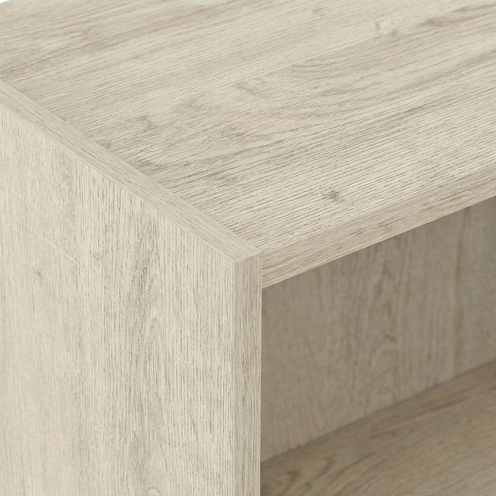 Engineered Wood 2-Tier Open Shelf Bookcase