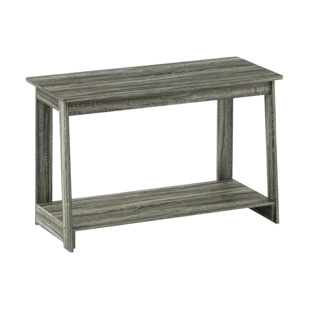 Engineered Wood TV Stand in French Oak Grey with Modern Storage Design