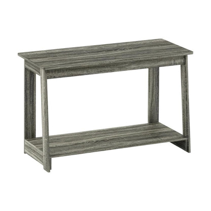 Engineered Wood TV Stand in French Oak Grey with Modern Storage Design