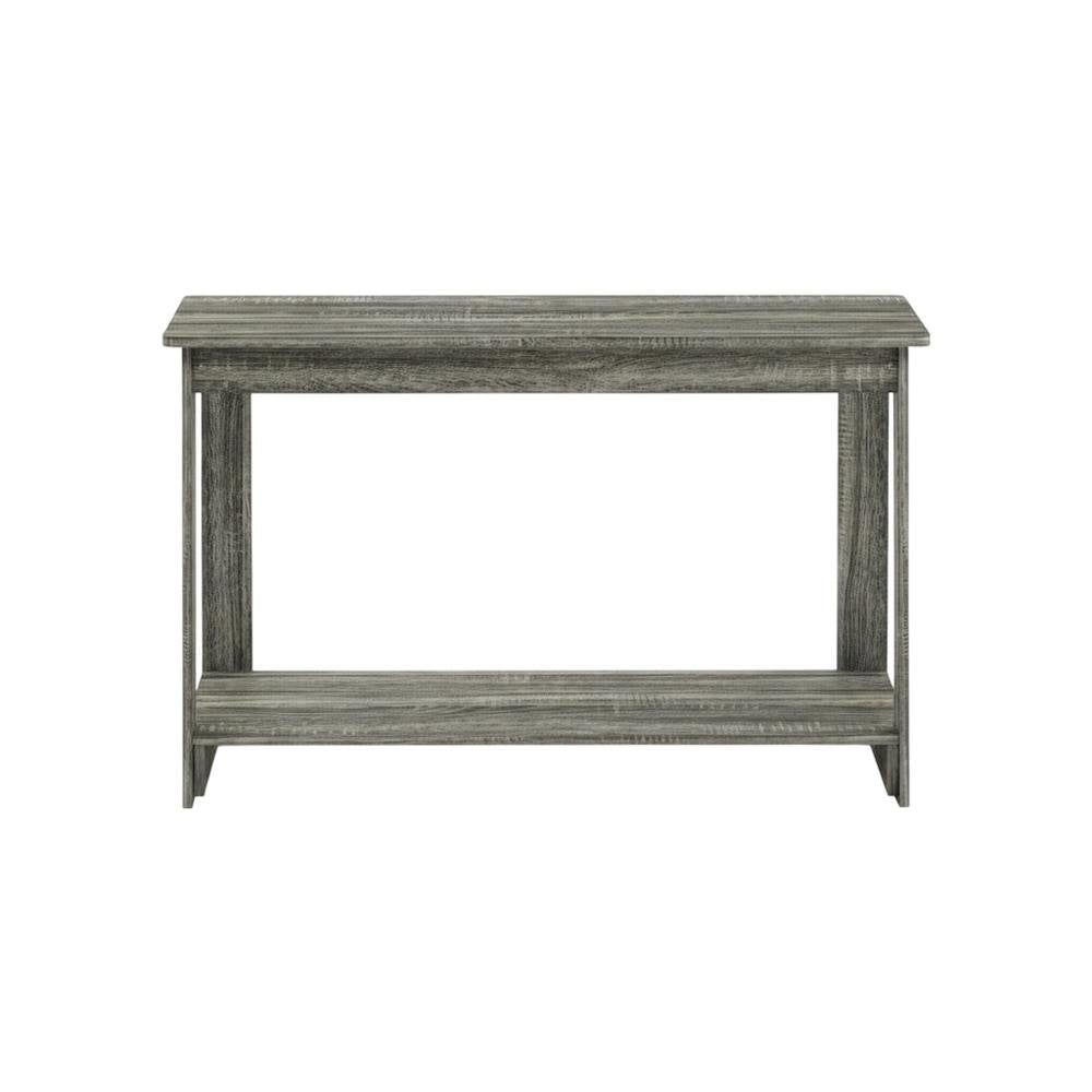 Engineered Wood TV Stand in French Oak Grey with Modern Storage Design