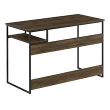 Engineered Wood Study Desk, Columbia Walnut Finish, Spacious Work Surface