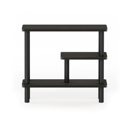 Furinno Turn-N-Tube Slim Space Saving Storage Rack, Espresso/Black