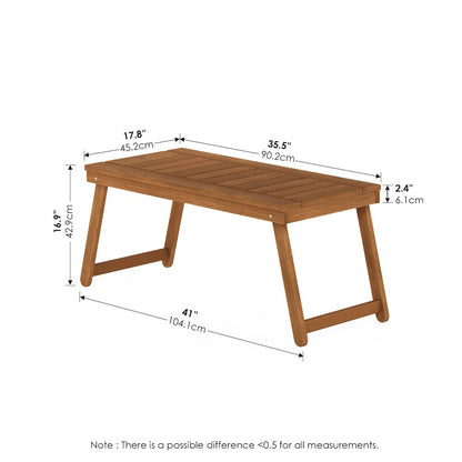 Dalam Hardwood Folding Coffee Table