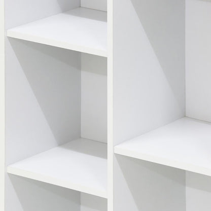 Furinno 11-Cube Reversible Open Shelf Bookcase, White