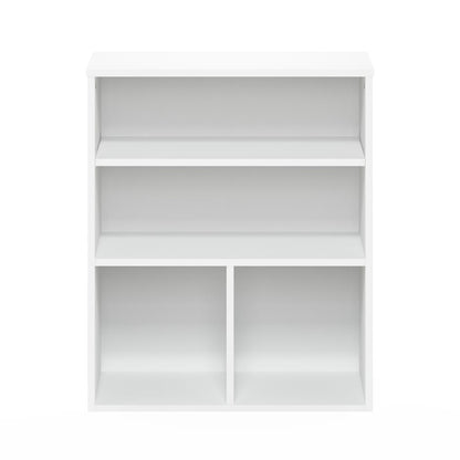 Furinno Pasir 3 Tier Display Bookcase, White