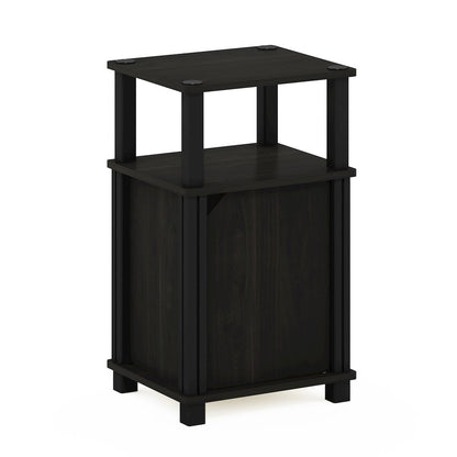 JUST Night Stand, 3-Tier, End Table, Espresso
