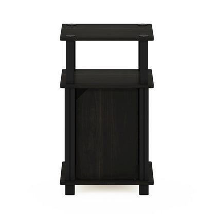 JUST Night Stand, 3-Tier, End Table, Espresso