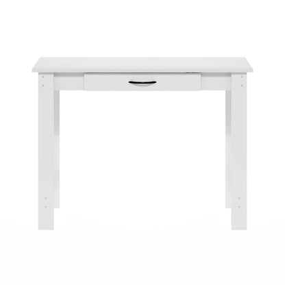 Furinno JAYA Writing Desk with Drawer, White