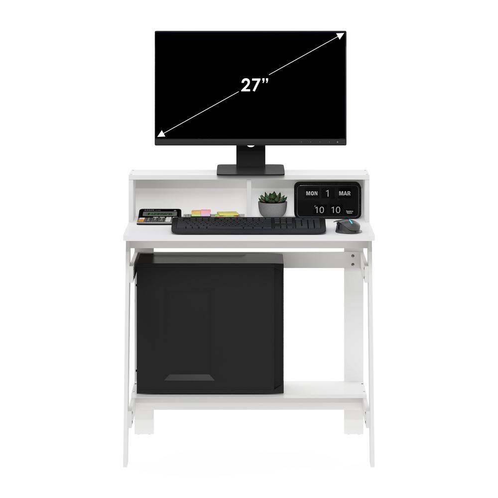 Furinno Simplistic A Frame Computer Desk, White