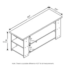 JAYA TV Stand Up To 55-Inch, White