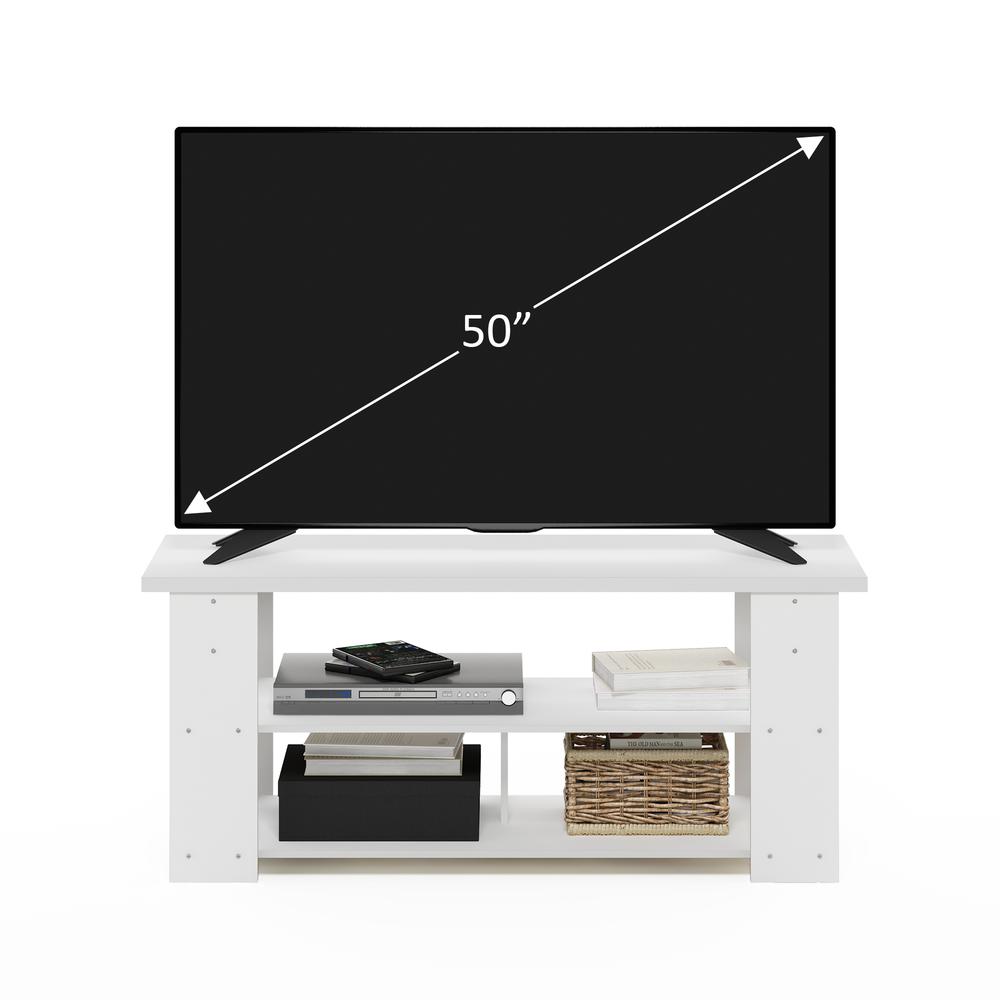 JAYA TV Stand Up To 55-Inch, White