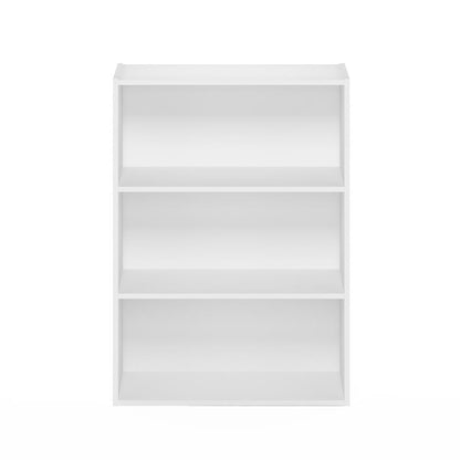 Furinno Pasir 3-Tier Open Shelf, Plain White