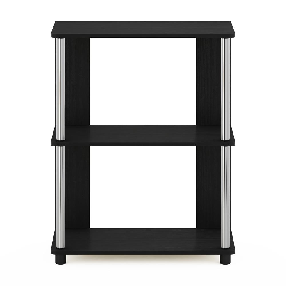 Furinno JAYA Simple Design Bookcase, Americano/Chrome