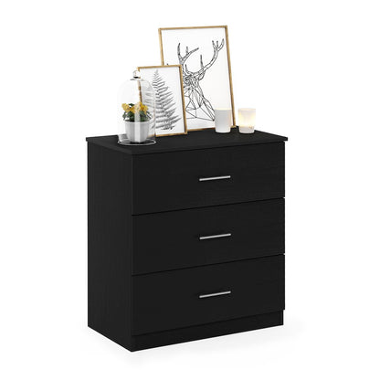 Simple Design 4-Drawer Chest Drawer, Dresser with Handle, Americano