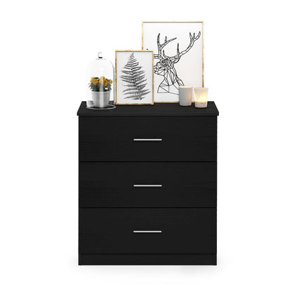 Simple Design 4-Drawer Chest Drawer, Dresser with Handle, Americano