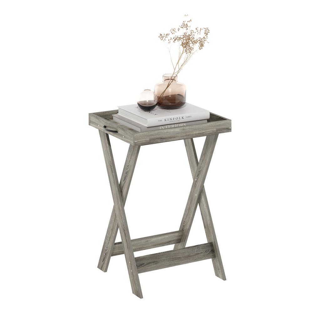 Classic Tray Table with Removable Tray, French Oak