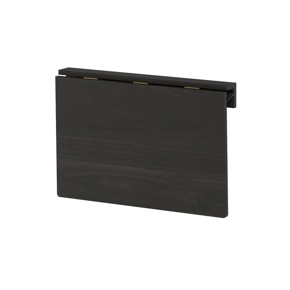 Hermite Wall Mounting Folding Table, Espresso