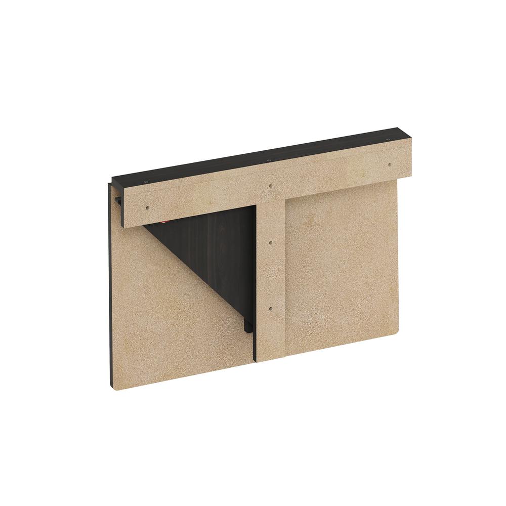 Hermite Wall Mounting Folding Table, Espresso